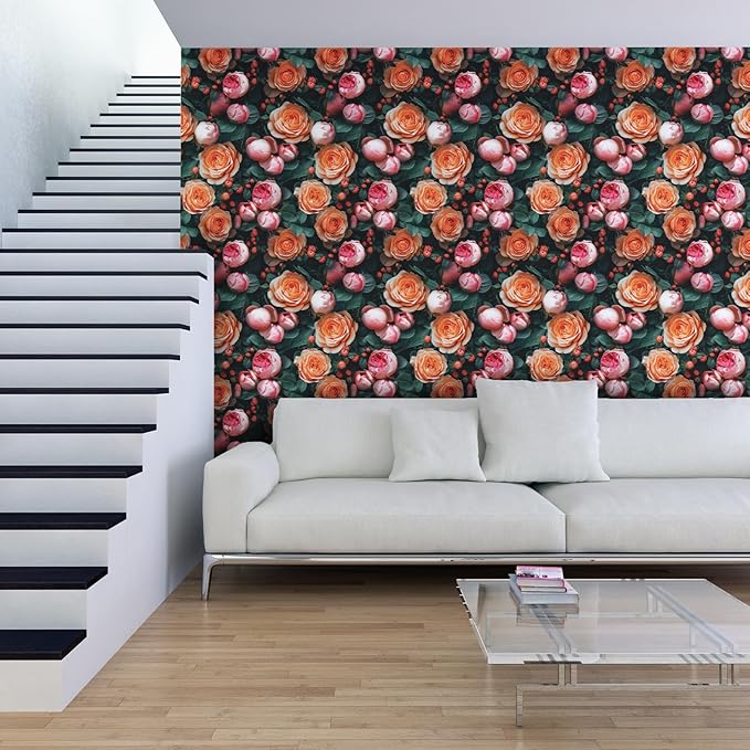 Main Street Peel and Stick Wallpaper Eco-Friendly Sheets 12 Pack, 11 X 16 Inch - Image 2