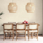 Beige Grasscloth Peel and Stick Wallpaper 17.3"x1200" Faux Linen Textured - Image 8