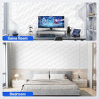 12 Pack Acoustic Panels with Self-Adhesive 12"X10"X0.4" Sound Proof Foam Panels - Image 7