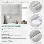 Heroad Peel and Stick Wallpaper Grey and White Vintage Forest Animals Floral - Image 2
