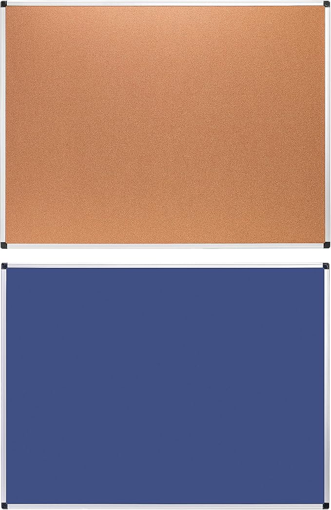 Amazon Basics Rectangular Bulletin Board, Cork Board - Image 10