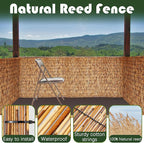 Barydat 3 Pcs 6 x 16.4 ft Reed Fence Roll, 85% Shade Bamboo Privacy Screen - Image 8