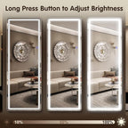 FENNIO Full Length Mirror with Lights, Free Standing Lighted Floor Mirror - Image 7