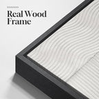 Framed Black and White Abstract Wall Art, 3 Piece Modern Canvas Prints - Image 5