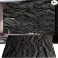 KASARO 3D Faux Stone Wall Panels, Cement Texture Thicker Accent by KASARO