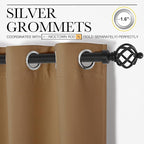 NICETOWN Sleek Blackout Curtains 108 inches Length - Image 3