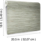NuWallpaper Green Grassweave Peel and Stick Wallpaper, Textured Removable - Image 8