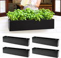 LaLaGreen Wall Planters for Outdoor Plants Carbon Steel Black Metal Hanging by L%C3%A1L%C3%A1Green