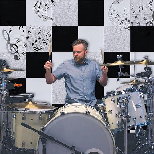 18 Pack Acoustic Panels-12"X12"X 0.4"Soundproof Wall Panels, High-Density Sound - Image 2