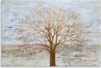 Yihui Arts Hand Painted Abstract Tree Painting - Image 3