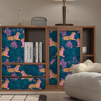 BOKEBEVE Extra Long Wallpaper Peel and Stick Vintage Tropical Tiger Contact - Image 4
