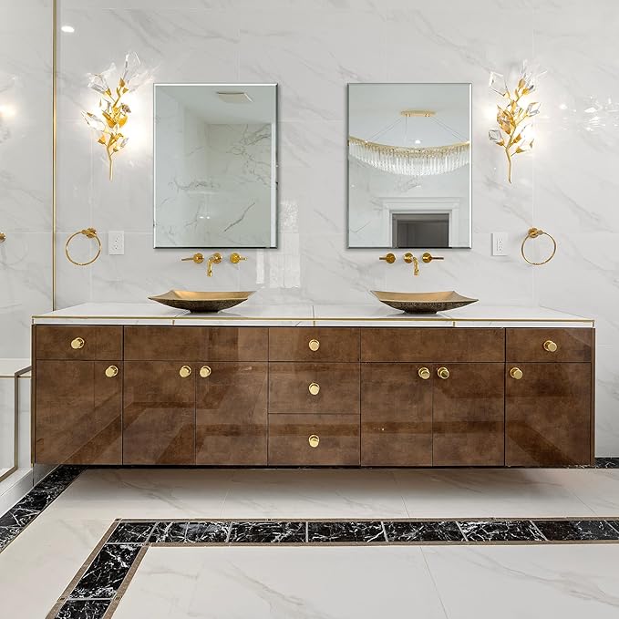 Ruomeng Wall Mirror Bathroom Mirrors - Image 8