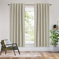 RYB HOME 100% Blackout Short Curtains by RYBHOME