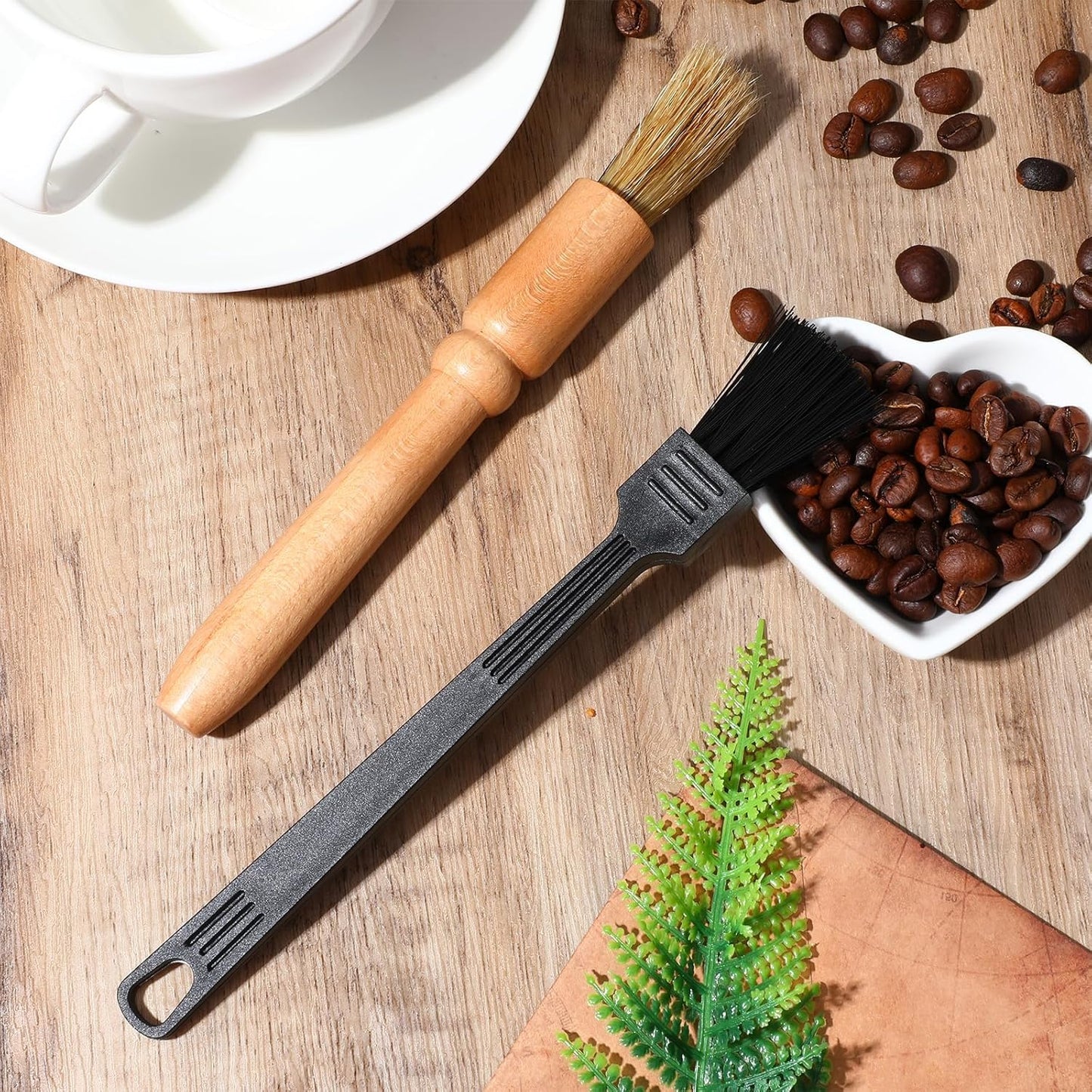 2 Pack Coffee Grinder Brush, Grinder Brushes Coffee Cleaning Brush for Coffees Machine Toaster Home Kitchen