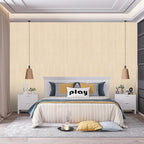 Beige Grasscloth Peel and Stick Wallpaper Texture Contact Paper A Set of 15.7" - Image 5