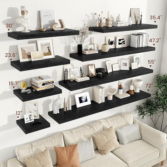 Vivelove 12" Deep Floating Shelves - Image 2