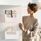 Wall Mount File Organizer Holder Hanging File Organizer Door Office Mail - Image 3