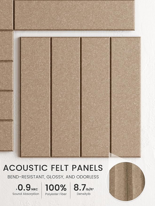 Bumusty Large Cork Board Alternative-48 x 36" Felt Bulletin Board Tiles - Image 3