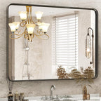 Sweetcrispy 30x40 Inch Black Bathroom Mirrors by Sweetcrispy
