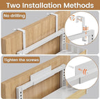 POKIPO 6 Tier Over The Door Pantry Organizer, 2-in-1 Door Hanging or Wall - Image 3