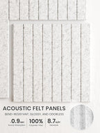 Bumusty Large Cork Board Alternative-36 x 24" Felt Bulletin Board Tiles - Image 3