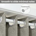AJAZZ Blackout Accordion Door Curtain - Image 5