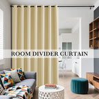 RYB HOME Beige 100% Blackout Curtains - Image 5