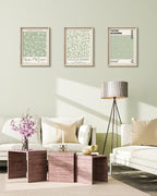 HesenDot Framed Matisse Sage Green Wall Art, William Morris Canvas Wall Decor - Image 7