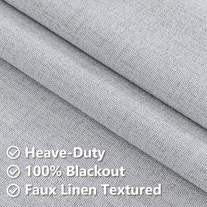 IGEMAEVE 100% Blackout Curtains 72 Inch Length - Image 5