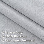 Blackout Curtains Customsize for Bedroom, 100% Black Out Curtains 1 Panel - Image 4