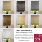 Arlo Blinds Bamboo Shade Samples – Dali Native, Dali Walnut, Java Deep - Image 3