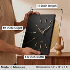 Driini Clocks Mid Century Modern Wall Clock - Image 3