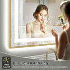 72x40 Inch LED Bathroom Mirror - Image 4