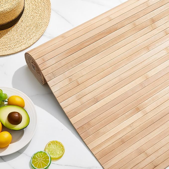 Juexica 2 Pcs Natural Bamboo Wall Panel - Image 4