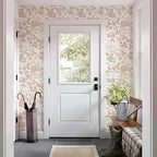 JiffDiff Vintage Peel and Stick Wall Stick，Champagne Wallpaper Rose Removable - Image 8