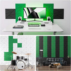 12 Pack Acoustic Panels with Self-Adhesive, Sound Panels High Density, - Image 3