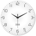 XNM Modern Minimalist Glass Wall Clocks Battery Operated 24 Inch Large Simple by XNMwallclock