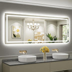 Briivue 84x32 Inch LED Bathroom Mirror by Briivuemodernmirrors