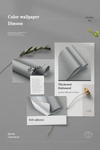 Dimoon 236''x17.7'' Grey Peel and Stick Wallpaper Contact Paper Modern Self - Image 2