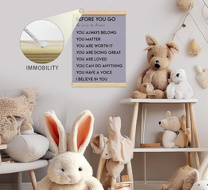 Mental Health Positive Affirmations Inspirational Wall Art Decor, Therapist - Image 5