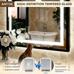 Antok 36X36 LED Bathroom Mirror - Image 3