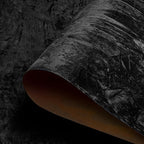 Self Adhesive Velvet Wallpaper Black Soft Velvet Fabric Wallpaper 17.7"x80" by HelloWall