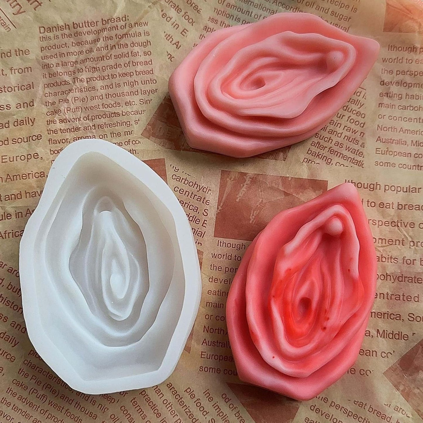 Wave Candle Mold Resin Casting Molds - Jewelry, Candle Making & Craft Supplies - 3D Silicone Mold