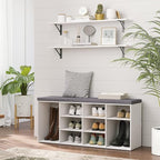 DINZI LVJ Long Wall Shelves, 39.4Inch Wall Mounted Shelves Set of 2, - Image 8