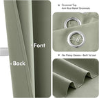 MIULEE Blackout Curtains for Bedroom Living Room 2 Panels, Thermal Insulated - Image 5