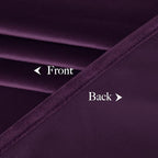 NICETOWN Blackout Purple Gothic Velvet Curtains 96 inch Long, Dark Purple - Image 8