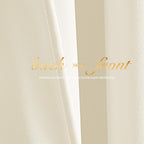 NICETOWN Thermal Insulated Ivory White Velvet Curtains 72 Inch Length, Heavy - Image 5