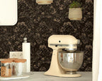 FLFK Peel and Stick Wallpaper Black Gothic Wall Paper - Image 3
