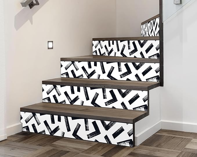 FLFK Black and White Design Wallpaper Border - Image 5