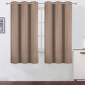 LEMOMO Cappuccino Blackout Curtains 42 x 63 Inch Length/Set of 2 Curtain by Lemomo